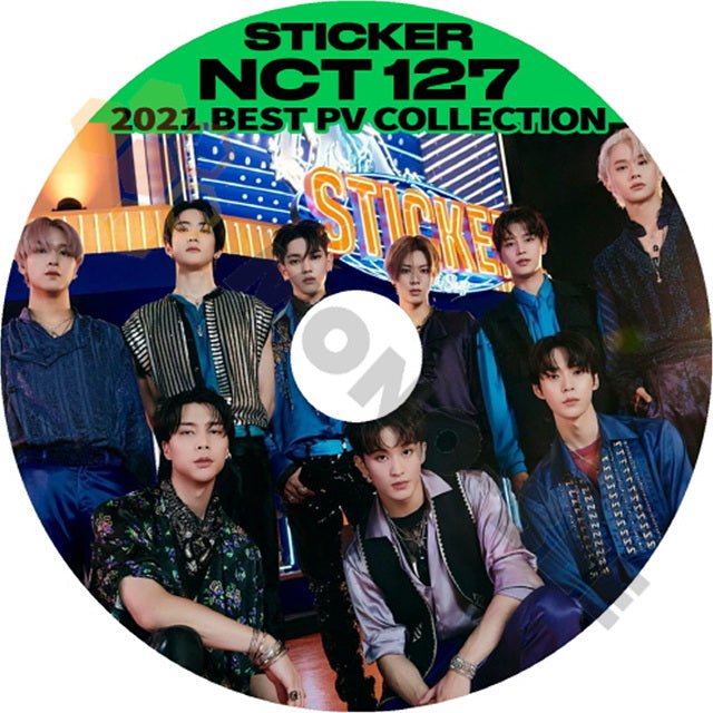 K-POP DVD NCT 127 2021 BEST PV COLLECTION - Sticker RESONANCE From Home Punch Kick It Superhuman Black on Black - NCT 127 KPOP DVD - mono-bee