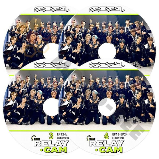 [K-POP DVD] NCT 24hr RELAY CAM EP01-EP24 4枚セット日本語字幕あり NCT エヌシーティー NCT KPOP DVD - mono-bee