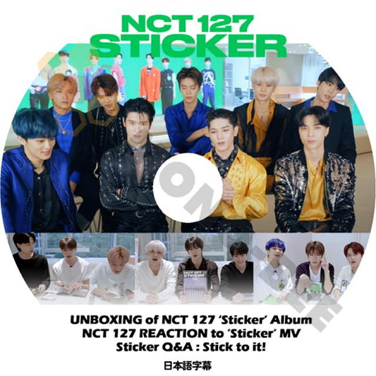 K-POP DVD NCT127 UNBOXING of NCT127 ' Sticker' Album NCT127 REACTION to 'sticker'MV- NCT127 エヌシーティー 127 PV KPOP DVD - mono-bee
