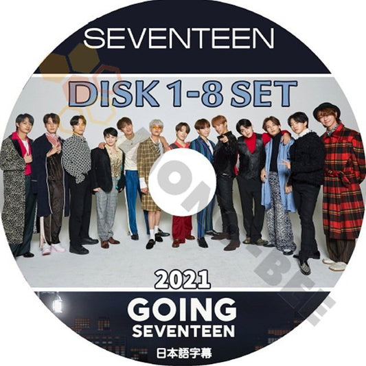 【K-POP DVD] SEVENTEEN -2021 GOING SEVENTEEN DISK 01-08 (日本語字幕有) 8 枚SET-SEVENTEENセブンティーン セブチ [韓国番組収録DVD ] - mono-bee