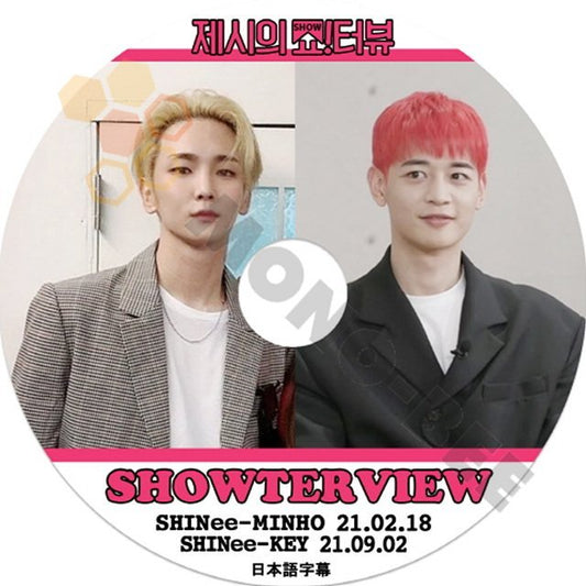 {K-POP DVD } SHOWTERVIEW- SHINee-MINHO 21.02.18 / SHINee-KEY 21.09.02 (日本語字幕あり) 韓国番組収録 KPOP DVD - mono-bee