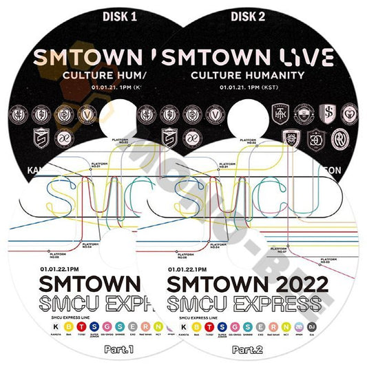 [K-POP DVD] SMTOWN SMCU EXPRESS 2021/2022 2枚SET TVXQ/ SUPER JUNIOR /EXO/ GOT the beat/ NCT /Red Velvet/ SUPERM /etc [K-POP DVD] - mono-bee