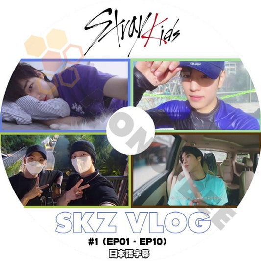【K-POP DVD] STRAY KIDS SKZ VLOG #1 (EP01-EP10)日本語字幕有-Stray Kids ストレイキッズ 韓国番組収録 STRAY KIDS DVD - mono-bee