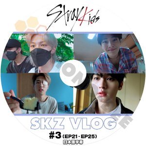 [K-POP DVD] STRAY KIDS SKZ VLOG #3 EP21-EP25 日本語字幕あり Stray Kids ストレイキッズ 韓国番組収録 STRAY KIDS KPOP DVD - mono-bee