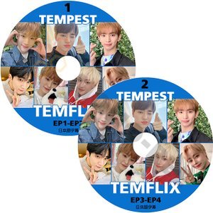 　[K-POP DVD] TEMPEST TEMFLIX #1,#2 (EP1 - EP4) 2枚セット 日本語字幕あり - TEMPEST テンペスト DVD [K-POP DVD] - mono-bee