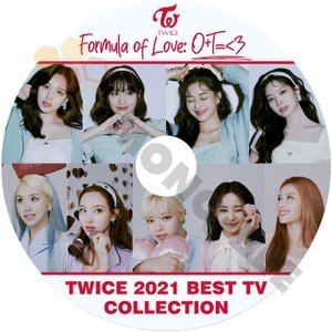 [K-POP DVD] TWICE 2021 3rd BEST TV Collection- Formula of Love: O+T=<3-TWICE トゥワイス TV KPOP DVD - mono-bee