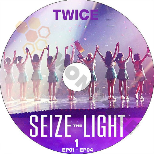 K-POP DVD TWICE SEIZE THE LIGHT #1 -EP01-EP04- 日本語字幕あり TWICE トゥワイス 韓国番組収録 TWICE KPOP DVD - mono-bee
