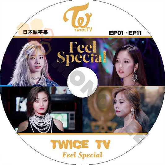 K-POP DVD TWICE TV Feel Special -Ep01-EP11- 日本語字幕あり TWICE トゥワイス 韓国番組収録DVD TWICE KPOP DVD - mono-bee