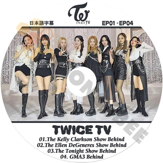 [K-POP DVD] TWICE TV The Kelly Clackson Show Behind 他Ep01-EP04 日本語字幕あり TWICE トゥワイス 韓国番組収録DVD TWICE KPOP DVD - mono-bee