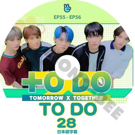 K-POP DVD TXT TO DO #28 EP55-EP56 日本語字幕あり TXT TOMORROW X TOGETHER トゥモローバイトゥゲザー 韓国番組 TXT KPOP DVD - mono-bee