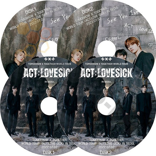 【K-POP DVD] TXT WORLD TOUR ACT;LOVESICK in SEOUL 4枚SET 2022.07.02/03 日本語字幕あり - mono-bee
