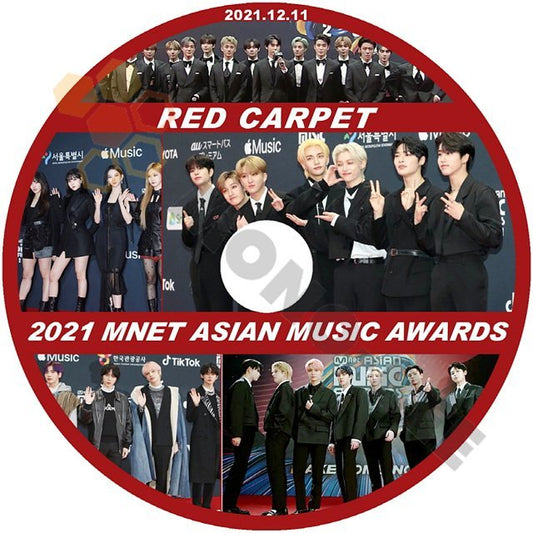 【K-POP DVD】2021 Mnet Asian Music Awards 2021.12.11 RED CARPET -EMHYPEN/NCT127/IYZY/TWICE/aespa/etc【K-POP DVD】 - mono-bee