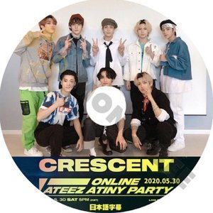 【K-POP DVD】ATEEZ エイティーズ CRESCENT ONLINE ATEEZ ATINY PARTY 2020.05.30 (日本語字幕有) - ATEEZ エイティーズ 韓国番組収録DVD - mono-bee