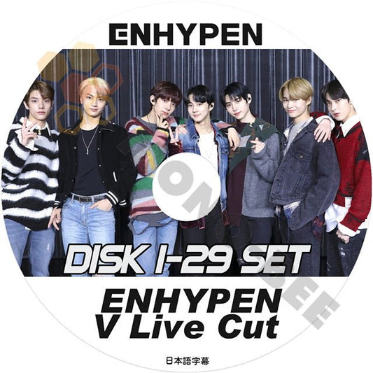 【K-POP DVD】ENHYPEN- ENHYPEN V Live Cut DISK 01-29 SET (日本語字幕有) 29 枚SET - ENHYPEN【K-POP DVD】 - mono-bee