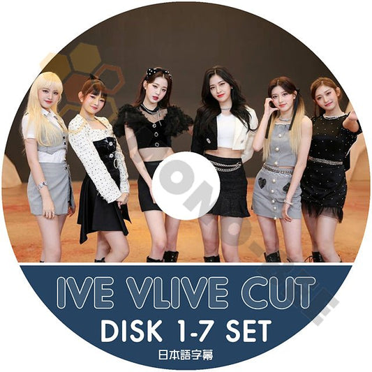 【K-POP DVD】IVE IVE V LIVE CUT #1- #7 7枚セット (日本語字幕有)- 話題の 新人6人組 GIRL GROUP IVE アイブ　【K-POP DVD】 - mono-bee