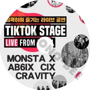 【K-POP DVD】MONSTA X モンスターエックス TIKTOK STAGE LIVE FROM SEOUL MONSTA X AB6IX CIX CRAVITY - MONSTA X モンスターエックス 韓国番組収録DVD - mono-bee