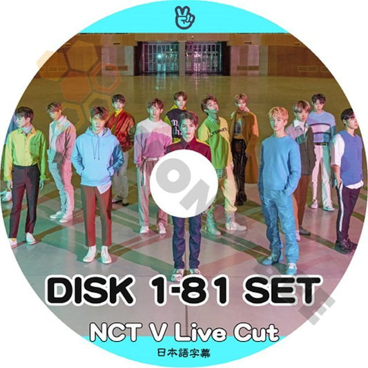 【K-POP DVD】NCT エヌシティー V LIVE CUT DISK1-81 80枚 SET (日本語字幕有) - NCT エヌシティー 韓国番組収録DVD - mono-bee