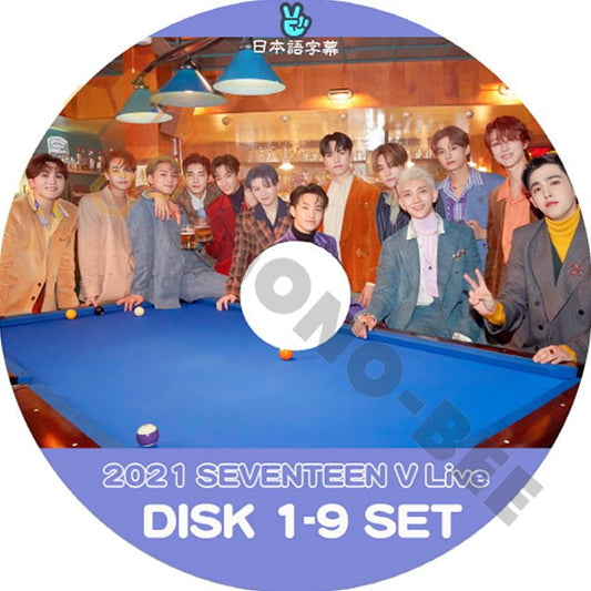 【K-POP DVD】SEVENTEEN - 2021 SEVENTEEN V Live DISK 01-09 (日本語字幕有) 9枚SET-SEVENTEEN【K-POP DVD】 - mono-bee