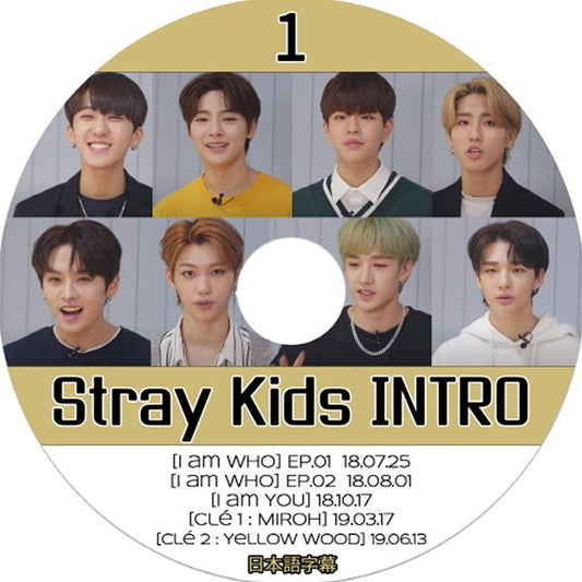 【K-POP DVD】STRAY KIDS ストレイキッズ INTRO #1 [I am WHO][I am YOU][CLE1,2] など (日本語字幕有) - STRAY KIDS ストレイキッズ 韓国番組収録DVD - mono-bee