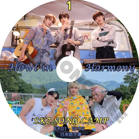 【K-POP DVD]STRAY KIDS-SKZ SONG CAMP#1 Howlin Harmony (日本語字幕有)EP01-EP02 [K-POP DVD] - mono-bee