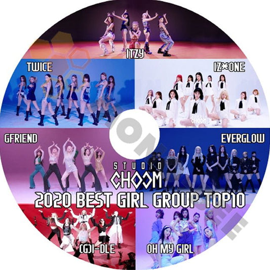 【K-POP DVD]STUDIO CHOOM -2020 BEST GIRL GROUP TOP10 ITZY/TWICE/IZ*ONE/GFRIEND/EVERGLOW/[G]I-DLE/OH MY GIRL[K-POP DVD] - mono-bee