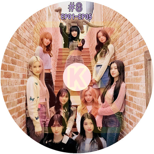 K-POP DVD Kep1er KEP1ERVING #8 EP01-EP05 日本語字幕あり Kep1er ケプラー Girls Planet 999 KPOP DVD