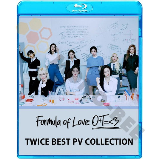 [KPOP Blu-ray] TWICE 2021 3rd BEST PV Collection - Formula of Love: O+T=<3 - TWICE トゥワイス KPOP ブルーレイ - mono-bee