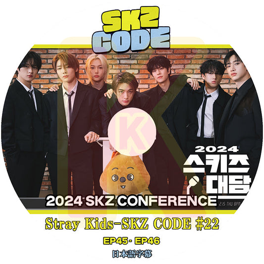 K-POP DVD STRAY KIDS SKZ CODE #22 EP45-EP46 日本語字幕あり Stray Kids ストレイキッズ KPOP DVD