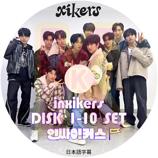 K-POP DVD XIKERS INXIKERS 10枚SET EP01-EP36 日本語字幕あり XIKERS サイカース KPOP DVD