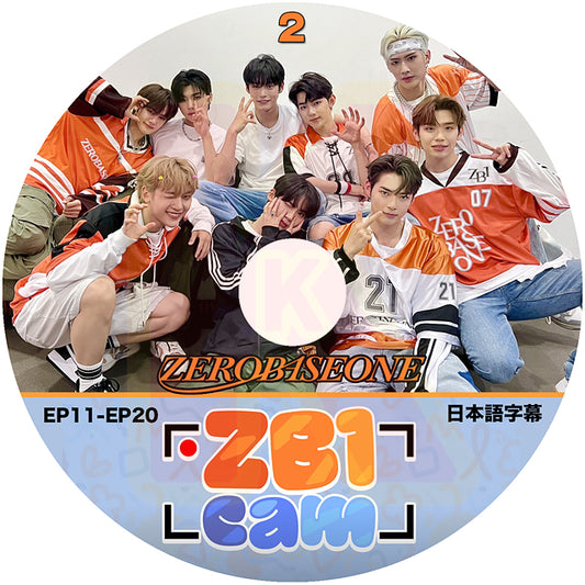 K-POP DVD ZEROBASEONE ZB1_Cam #2 EP11-EP20 日本語字幕あり ZEROBASEONE  ZB1 ゼベワン ゼロベースワン KPOP DVD