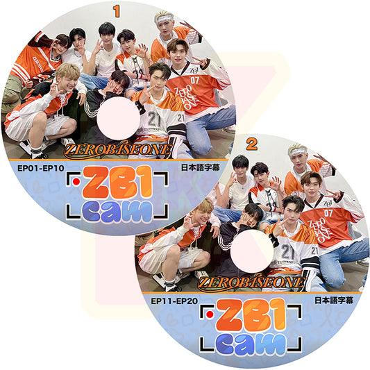 K-POP DVD ZEROBASEONE ZB1_Cam 2枚SET E01-EP20 日本語字幕あり ZEROBASEONE  ZB1 ゼベワン ゼロベースワン KPOP DVD
