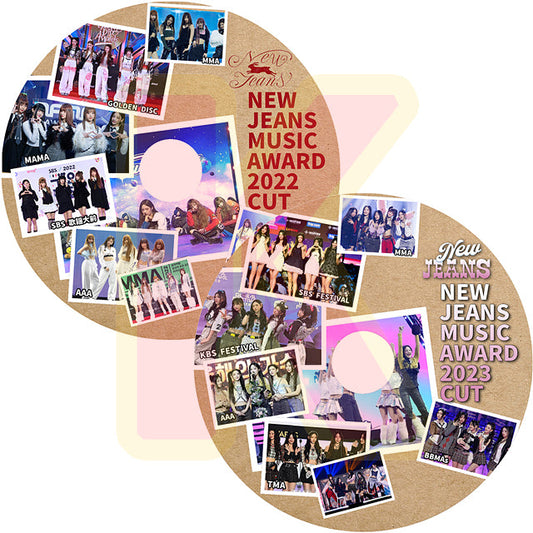 K-POP DVD NewJeans CUT 2022-2023 MUSIC Awards 2枚Set - MAMA/GDA/KBS/SBS/MMA - NewJeans ニュージーンズ MINJI ミンジ HANNI ハニ DANIELLE ダニエル HAERIN ヘリン HYEIN ヘイン IDOL KPOP DVD