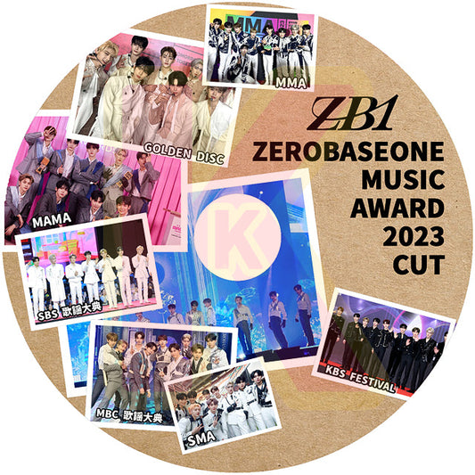 K-POP DVD ZEROBASEONE CUT MUSIC Awards 2023 KBS/SBS/ MBC/MMA/GDA ゼロベースワン ZB1 ゼベワン ゼロベースワン KPOP DVD
