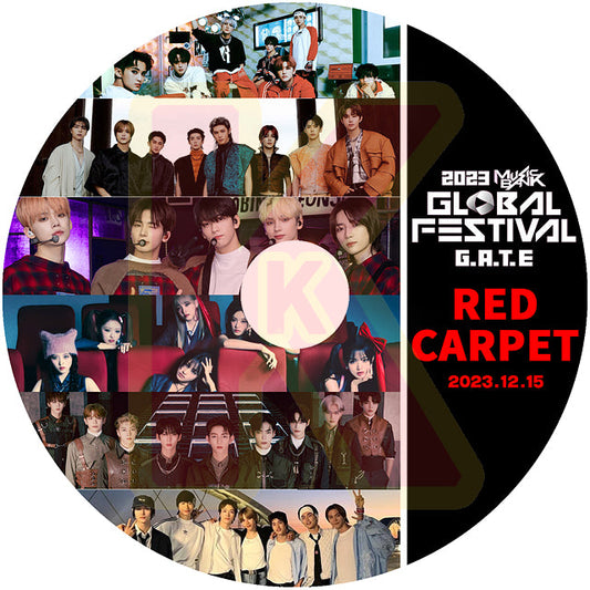 K-POP DVD 2023 KBS Music Bank Global Festival RED CARPET 2023.12.15 NCT/ aespa/ TXT/ IVE/ ONEUS/ fromis_9/ xikers 外 IDOL KPOP DVD