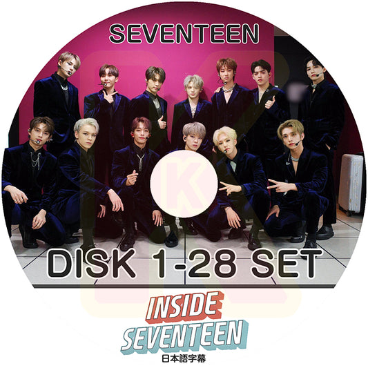 K-POP DVD SEVENTEEN INSIDE 28枚SET 日本語字幕あり SEVENTEEN SVT セブンティーン セブチ KPOP DVD