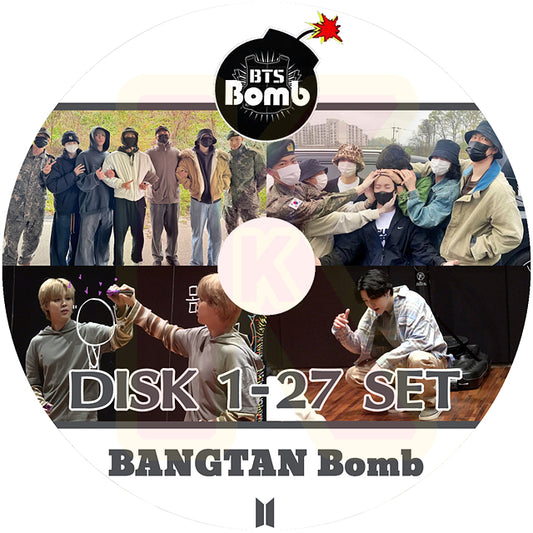K-POP DVD バンタン BANGTAN BOMB 27枚SET EP01-EP820 バンタン爆弾 日本語字幕なし BANGTAN KPOP DVD