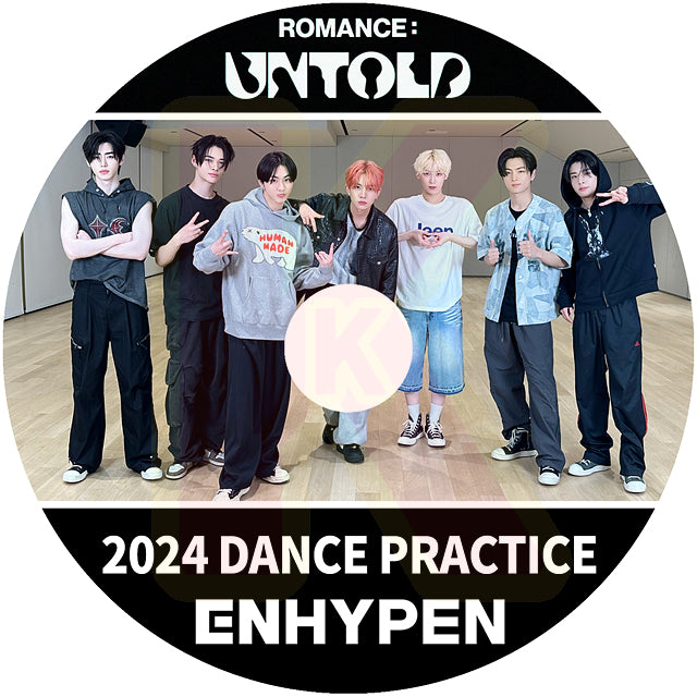 K-POP DVD ENHYPEN 2024 DANCE Practice - Brought The Heat Back(Feat. Ava Max) / XO (Only If You Say Yes) 他 - エンハイフン KPOP DVD