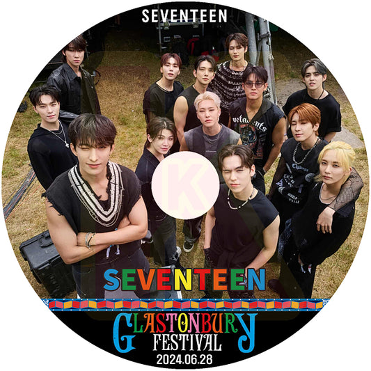 K-POP DVD SEVENTEEN Glastonbury Festival 2024.06.28 セブンティーン セブチ KPOP DVD