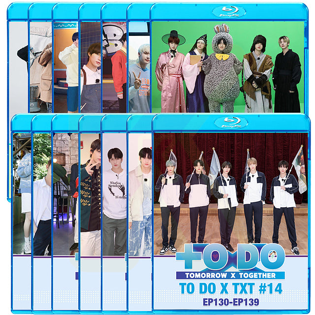 Blu-ray TXT TO DO 14枚SET EP01-EP139 日本語字幕あり TXT TOMORROW X TOGETHER トゥモローバイトゥゲザー ブルーレイ