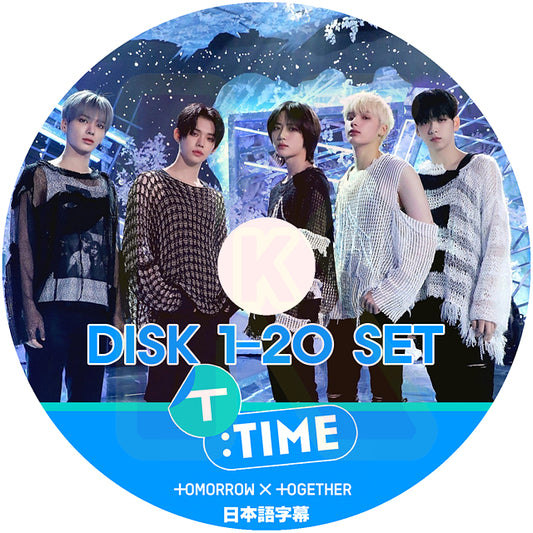 K-POP DVD TXT TIME 20枚SET 日本語字幕あり TXT トゥモローバイトゥゲザー ヨ KPOP DVD