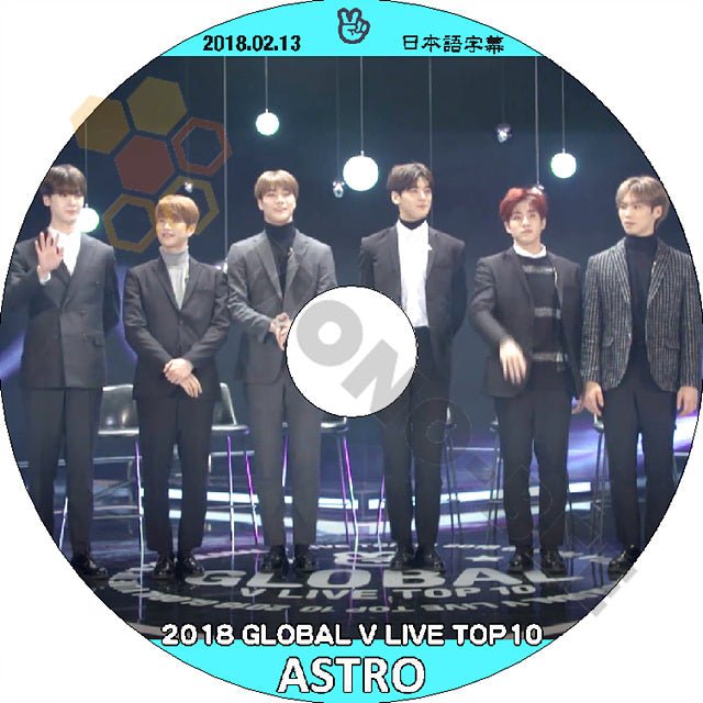 K-POP DVD ASTRO 2018 GLOBAL V LIVE TOP10 -2018.02.13- 日本語字幕あり ASTRO アストロ 韓国番組収録DVD ASTRO DVD - mono-bee