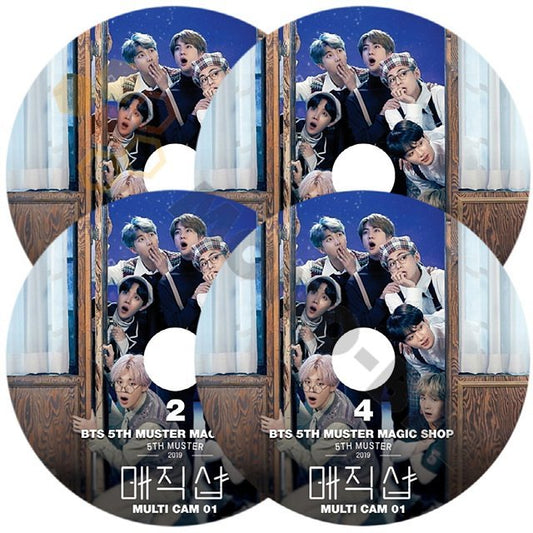 【K-POP DVD] BTS-2019 5Th Muster Fan meeting 4枚SET -Muster Magic Shop (日本語字幕無し) - BTS 防弾少年団 バンタン [K-POP DVD] - mono-bee