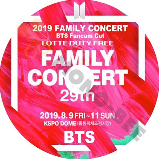 【K-POP DVD] BTS-2019 FAMILY CONCERT BTS Fancam Cut 2019.8.9FRI~11SUN(KSPO DOME)- BTS 防弾少年団 バンタン [K-POP DVD] - mono-bee