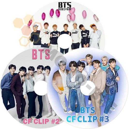 【K-POP DVD】 BTS -CF CLIP #1- #3 3枚SET - BTS 防弾少年団 バンタン [K-POP DVD] - mono-bee