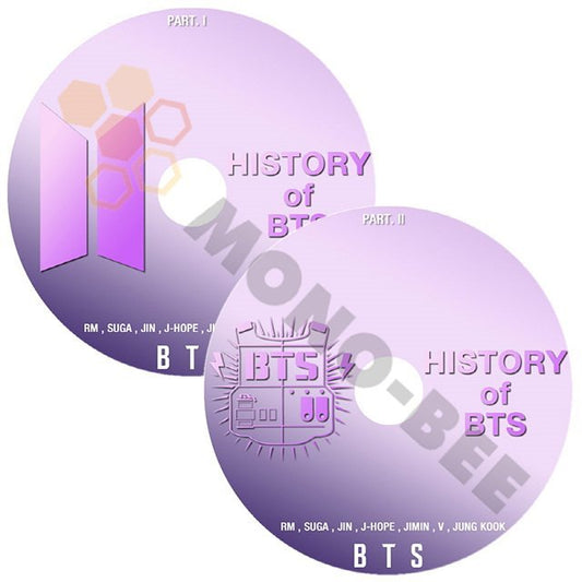 【K-POP DVD] BTS HISTORY of BTS PART1,PART2 2枚セット- 防弾少年団 バンタンMUSIC VIDEO COLLECTION【K-POP DVD] - mono-bee