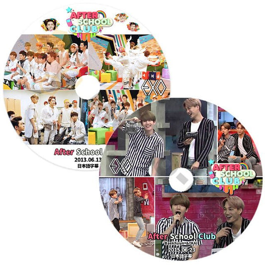 K-POP DVD EXO After School Club 2枚SET 2013.06.13, 2015.06.23 日本語字幕あり EXO エクソ EXO DVD - mono-bee