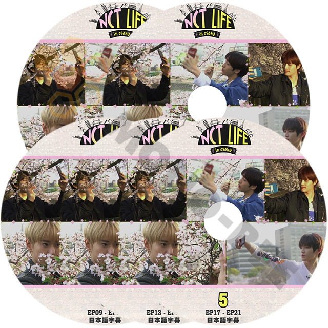 K-POP DVD NCT life in Osaka 5枚SET -Ep01-EP21- 完 日本語字幕あり NCT エヌシーティー 韓国番組DVD NCT DVD - mono-bee