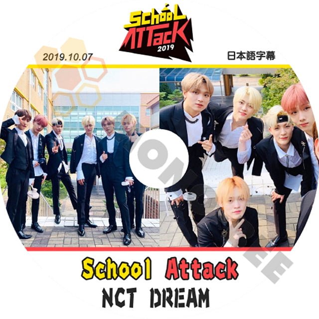 K-POP DVD NCT127 エヌシーティー NCT DREAM School Attack 2019.10.07 (日本語字幕有) - NCT127 エヌシーティー 韓国番組収録DVD - mono-bee
