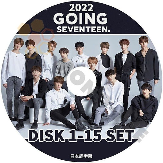 [K-POP DVD] SEVENTEEN 2022 GOING SEVENTEEN #1- #15 (going commentary - EP61 )15枚セット日本語字幕あり セブンティーン セブチ DVD - mono-bee