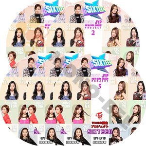 [K-POP DVD] TWICE 誕生プロジェクト SIXTEEN (EP1 - EP10) 5枚セット 日本語字幕有 TWICE トゥワイス TWICE KPOP DVD - mono-bee